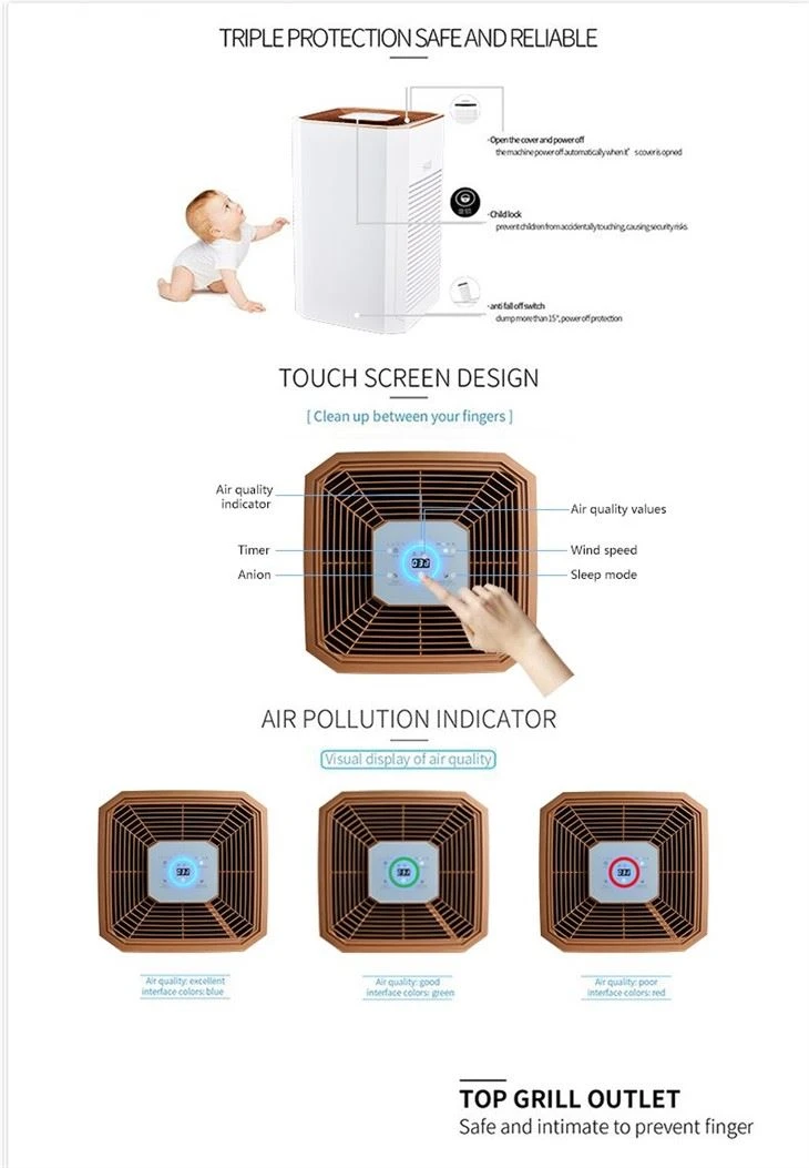 BKJ-80B Dust Sensor Meeting Room Air Purifier