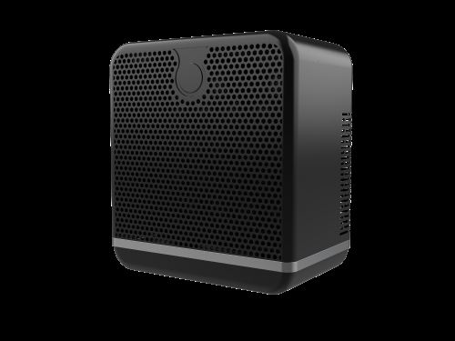 Newly Black-colored Square Mini Desktop Air Purifier